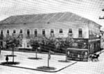 Bonde elétrico na Rua Treze de Maio esquina com Av. Francisco Glicério em Campinas em 1910